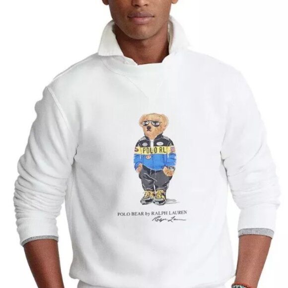 Polo Ralph Lauren Authentic Racing Bear Sweatshirt With Tags Medium - Picture 4 of 4